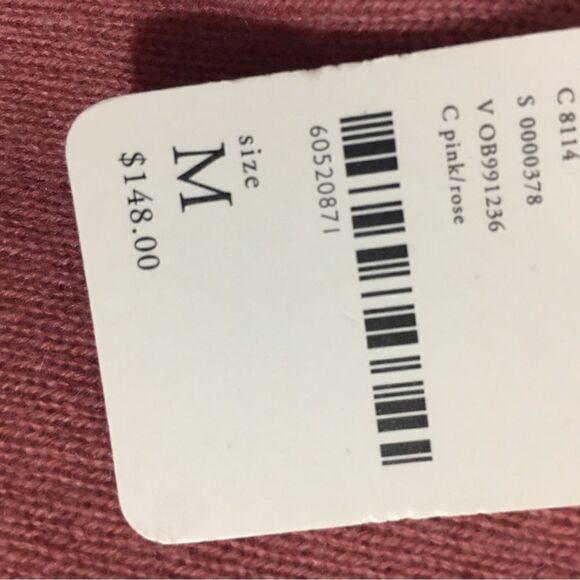 Free People NWT Rose Poppy Cashmere Sweater Size Medium - Picture 8 of 9